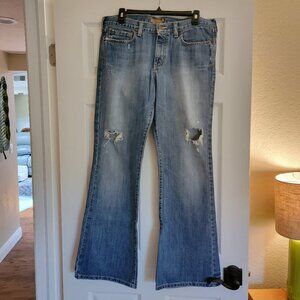 Abercrombie Fitch Destroyed Payton Jeans Straight Size 10R EXC